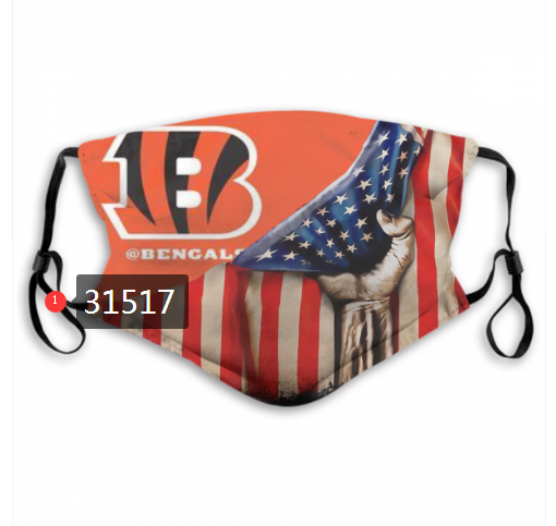 NFL 2020 Cincinnati Bengals #69 Dust mask with filter